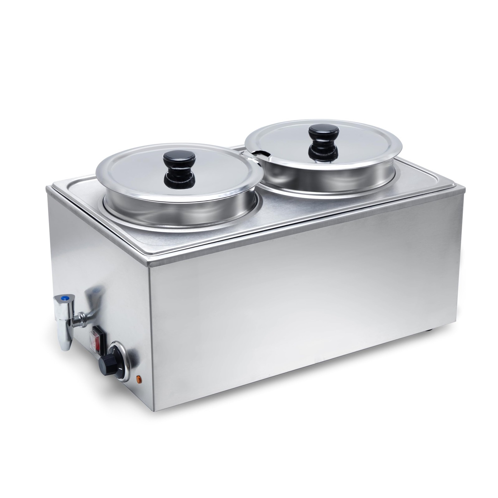 Food Warmer Steam Table Easy to Clean Commercial Grade Stainless Steel Bain M…