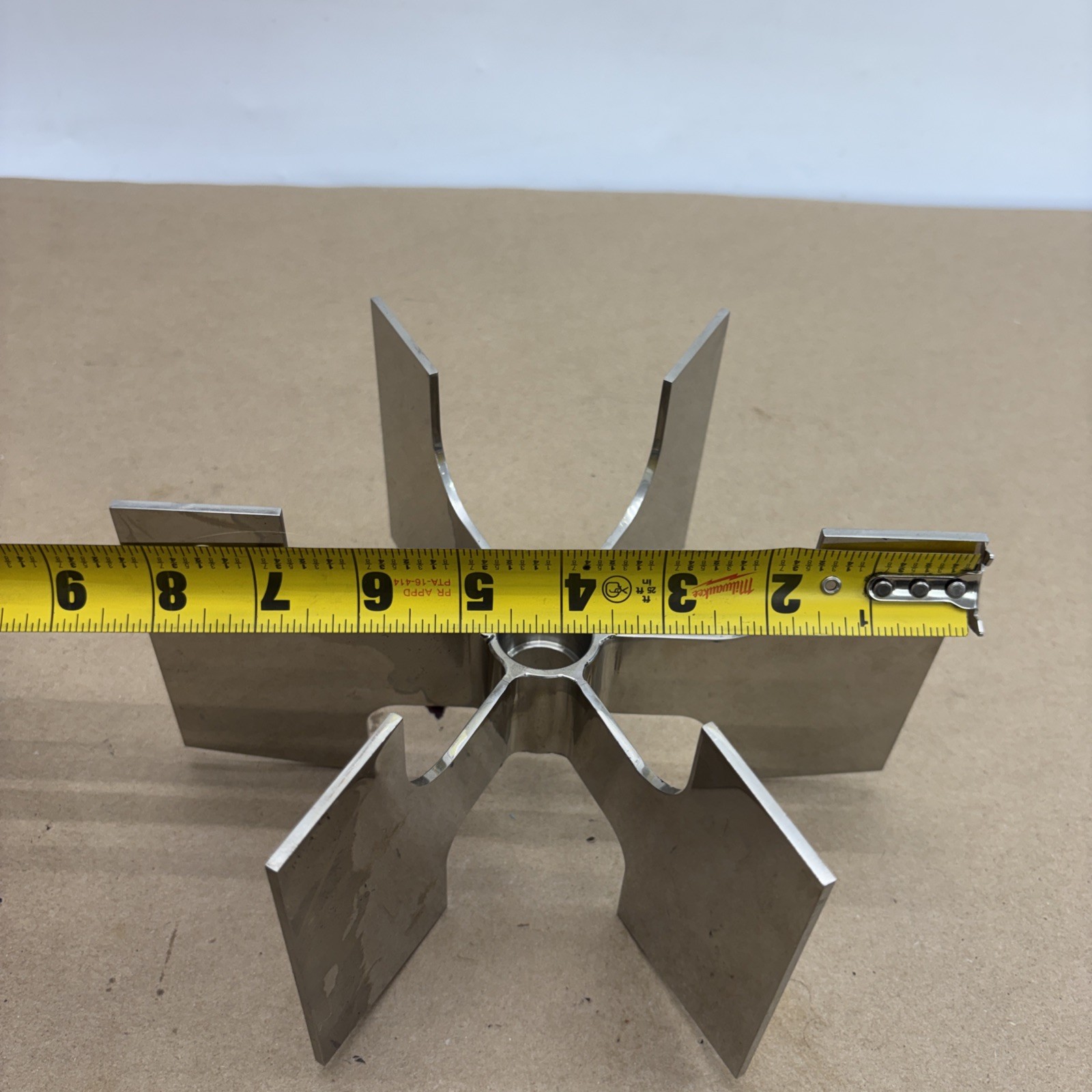 Aokl Agitator Stainless Steel 8 1/4” Wide 4 3/8”tall 1” Bore Fast Shipping.