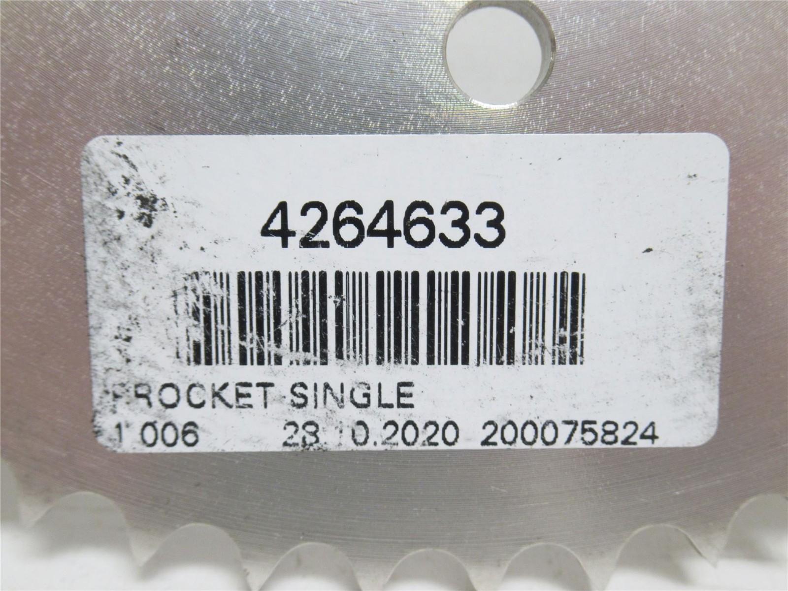 234468 New-No Box; Marel 4264633 Single Sprocket; SS; A-Hub; 56 Tooth