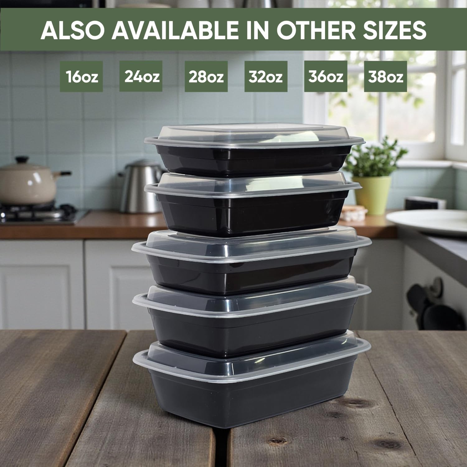 Pcs Supplier Depot 50 Pack 100 Piece 16 Oz Meal Prep Containers Reusable Bpa
