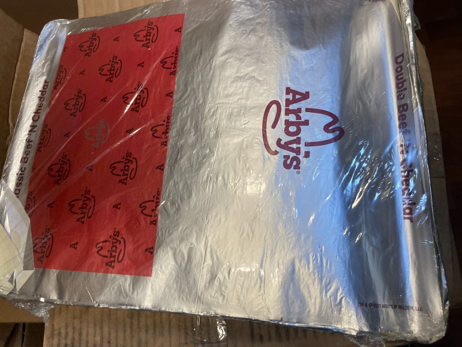 5000 Pack ARBY’S Grease Resistant Aluminum Foil Wrappers Sandwich Wrap 11″x15″