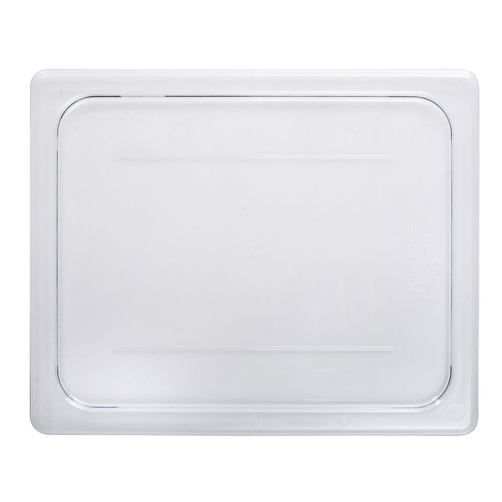 Cambro Camwear® 1/2 Size Clear Polycarbonate Flat Food Pan Lid