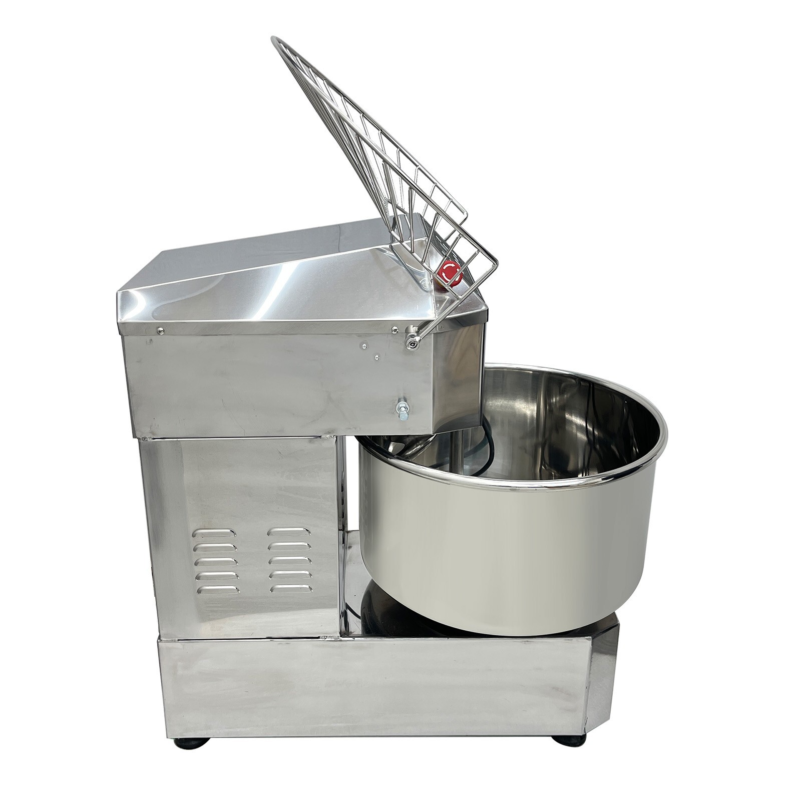 PreAsion Commercial Dough Mixer Spiral Mixer, 50QT Electric Flour Mixing Machine