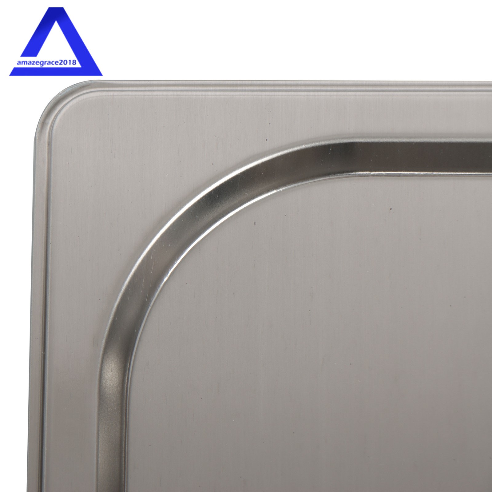 Steam Table Hotel Pans 1/3 Size 6″ Deep 8Pcs Stainless Steel Metal Tray with Lid