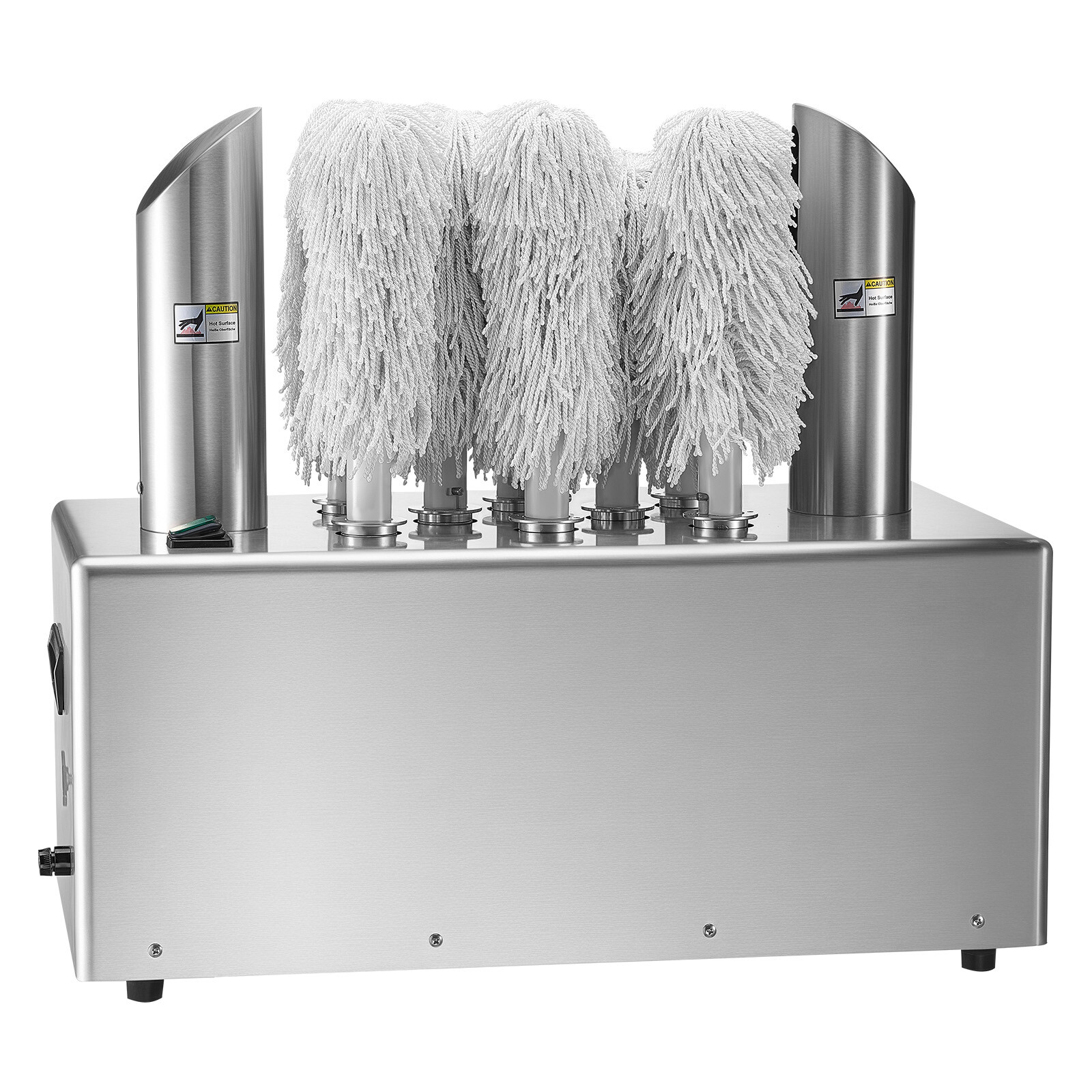 Wine Glass Polisher 8-Brush Polishing Machine 660Cups/H for Bar Restaurant