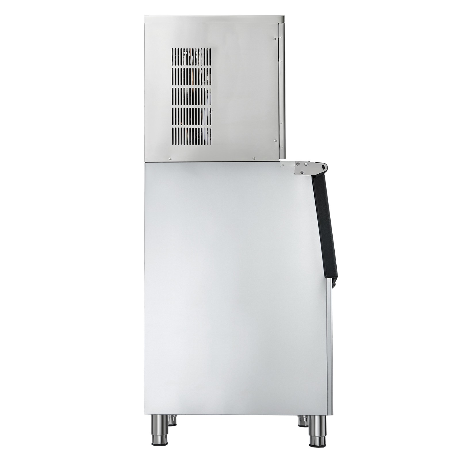 VEVOR Commercial Ice Maker 450LBS/24H with 250LBS Storage Bin Auto Self-Cleaning