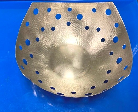 Baskets/ Bread Table Baskets 9″ Modern Chrome