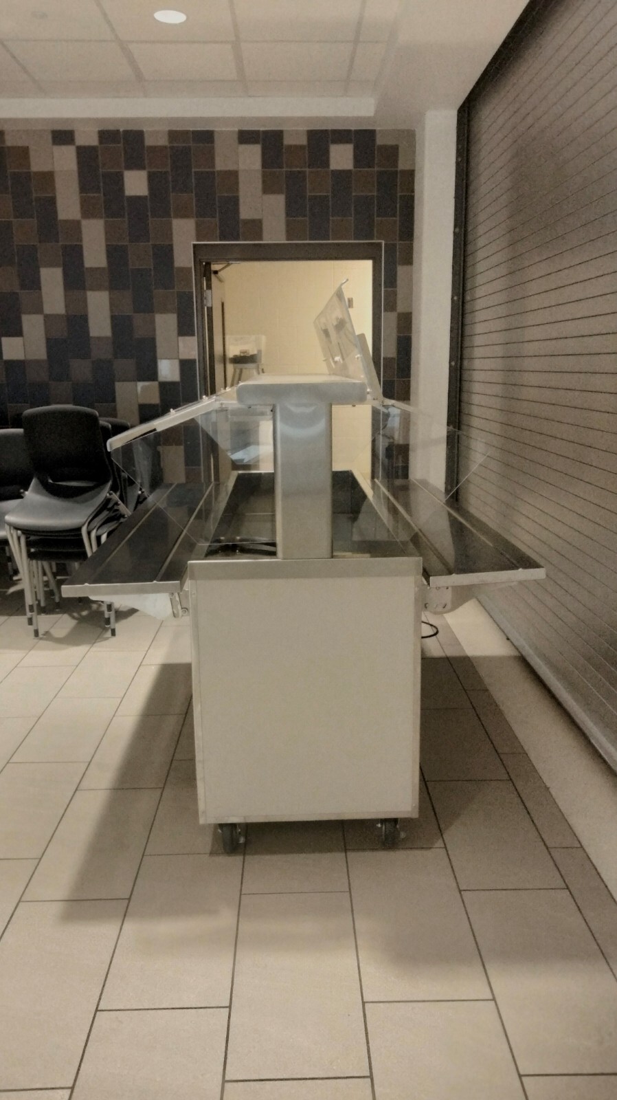 Duke Silver Mobile Refrigerated Salad Bar-USED ONLY 1 YEAR!