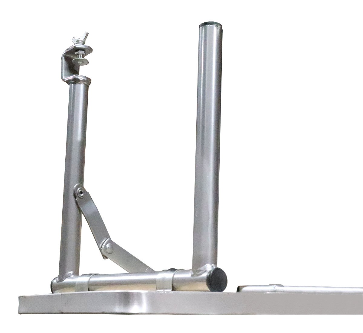 Folding Table Riser 4ft Wood Bar Top with Clamps for Wooden Rectangular Tables
