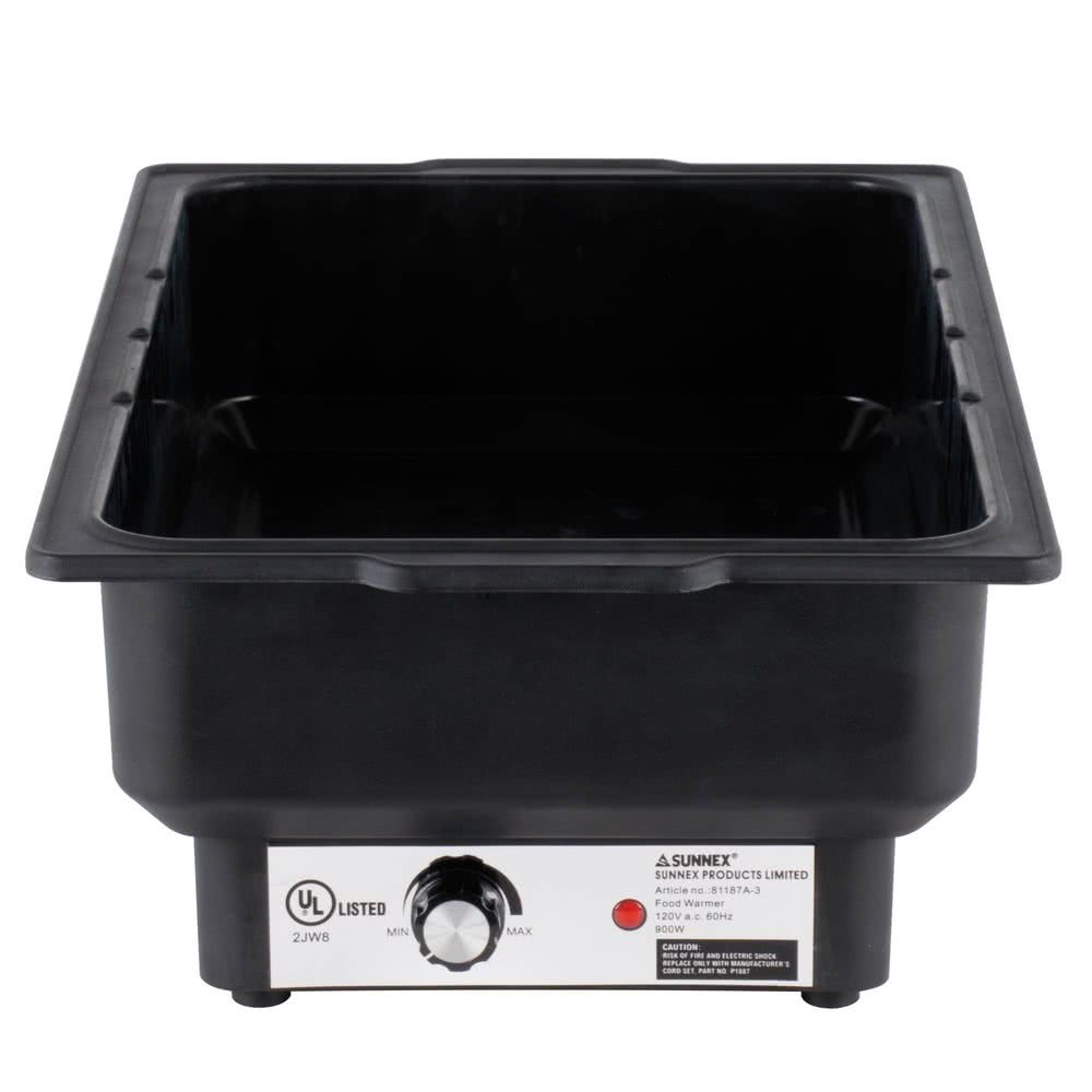 2 PACK Electric Fuel Chafer Chafing Dish Steam Full Food Water Pan Table Warmer
