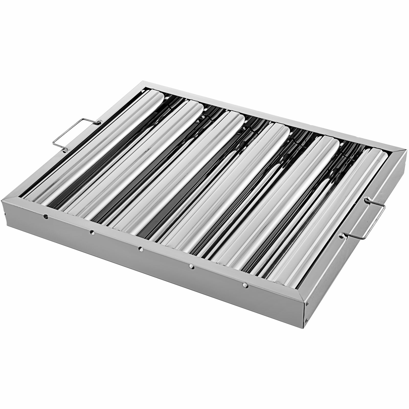 VEVOR 6Pcs 16/20/25″Commercial Hood Grease Exhaust Filter Baffle Stainless Steel