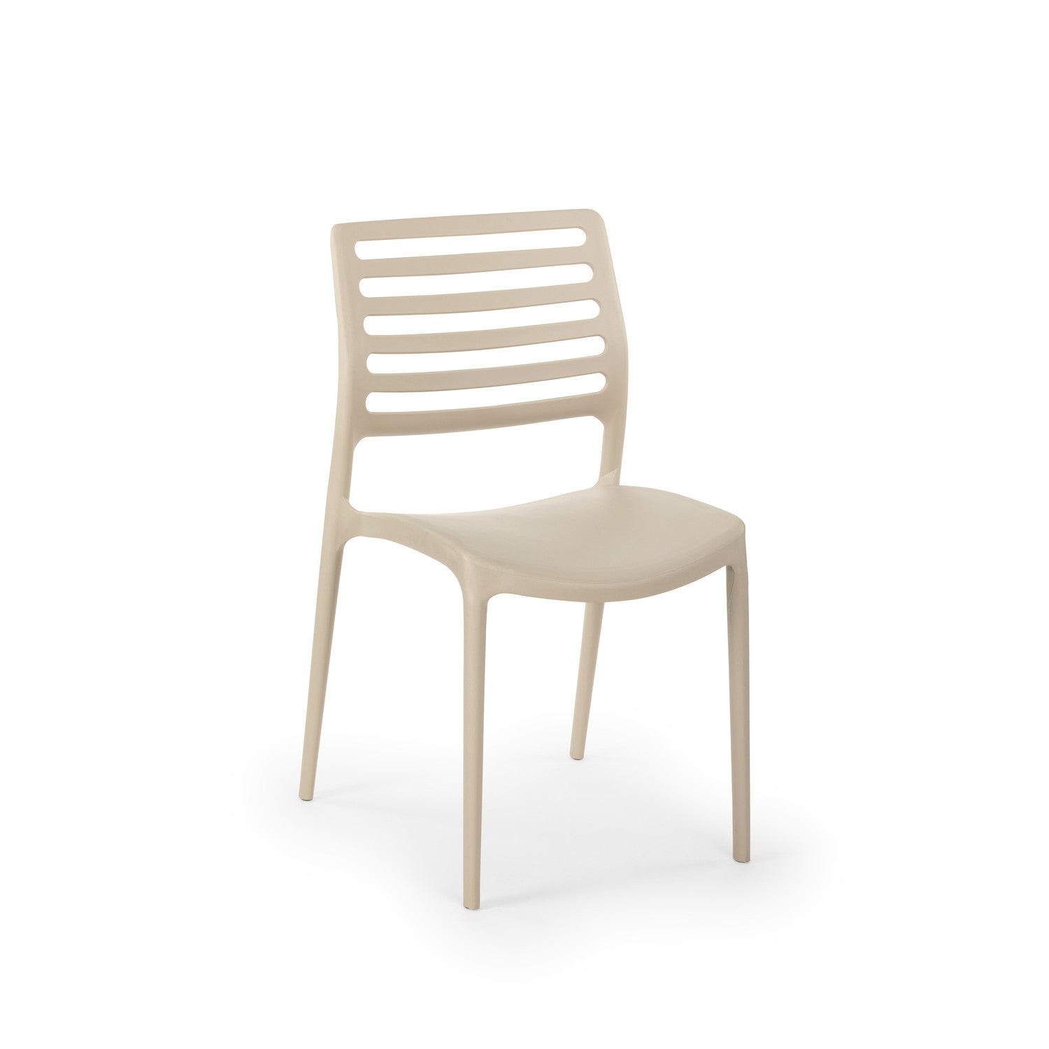 Tilia Chair Louise Stackable Plastic Armless Chair Restaurant Cafe Outdoor BULK