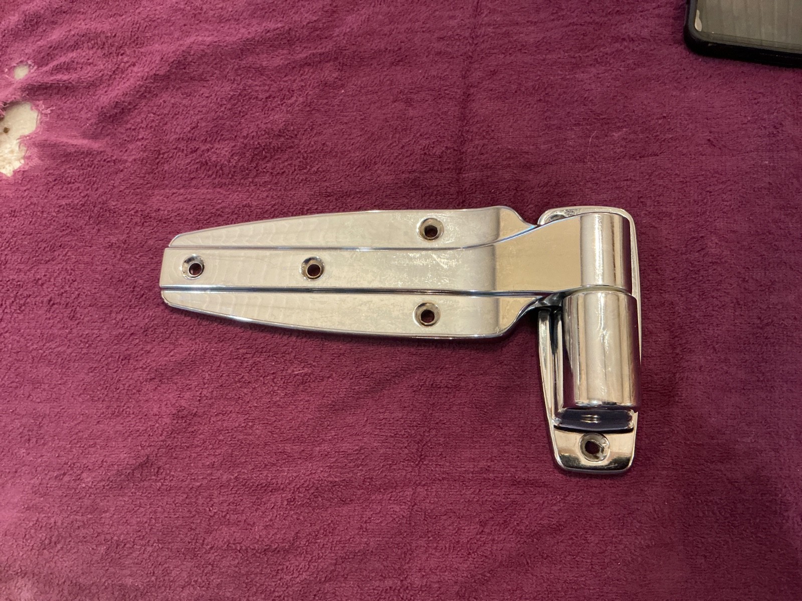 Kason 1245 Reversible Cam-Rise Hinge – Flush Polished Chrome – 11245000028