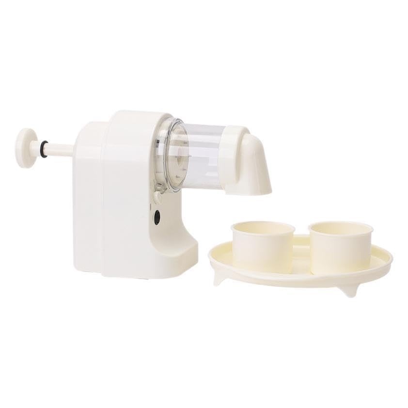 Shaved Ice Machine Off-White Easy to Use & Clean，Ideal for Home, Parties & Su…