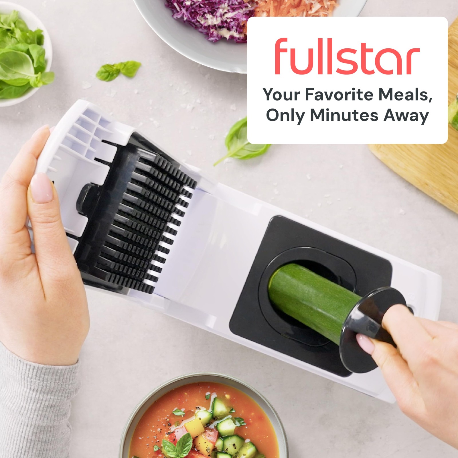 Fullstar The Original Pro Chopper – Vegetable Chopper and Spiralizer, Food Chopp