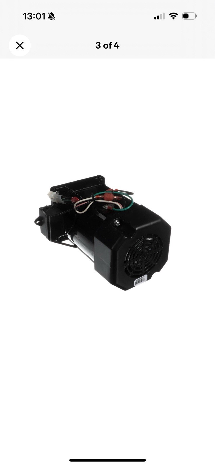 FBD 12-2360-0004 GEARMOTOR ASSEMBLY, ,115V 60 HZ BLACK.. GENUINE OEM .. NEW