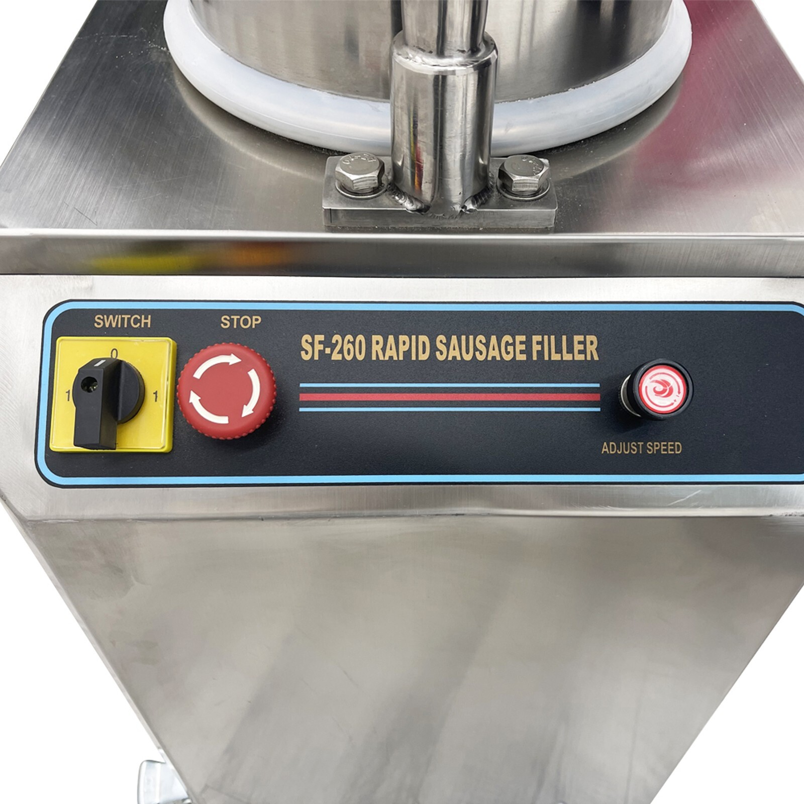 110V Hydraulic Automatic Sausage Filling Machine 26L Sausage Stuffer Maker