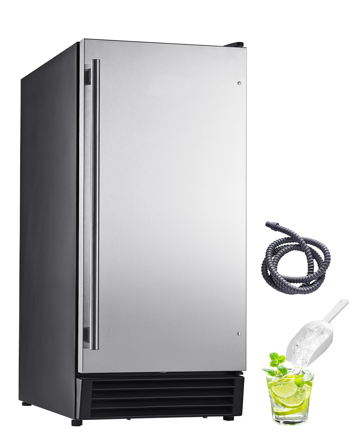 Commercial Undercounter Ice Maker 50Lb/Day Freestanding Ice Cube Machine indoor