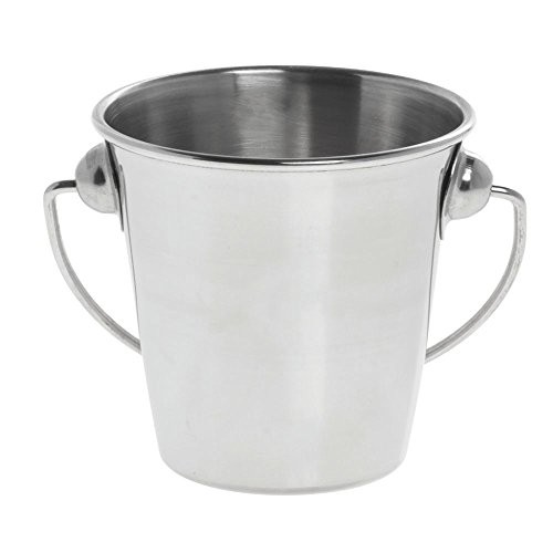 American Metalcraft SSP25 Pails, 3″ Length x 3″ Width, Silver