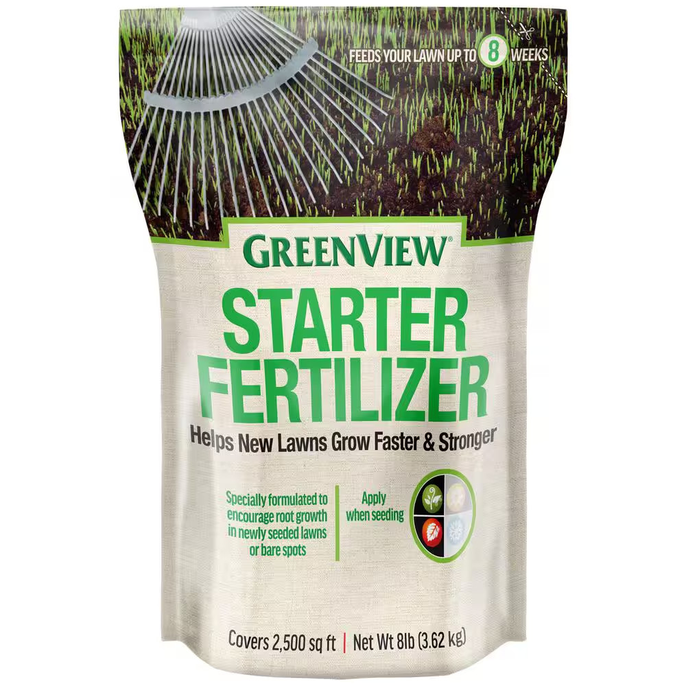 8 Lbs. 2,500 Sq. Ft. Spring or Fall Lawn Starter Fertilizer 10-18-10
