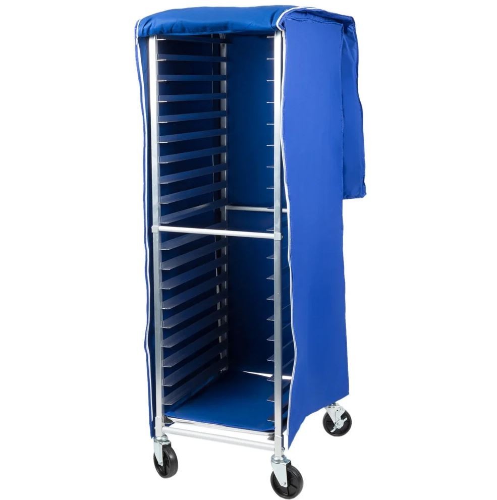 Regency 63″ Blue Insulated Polyester Bun Pan Rack Freezer Cover – Heavy Duty