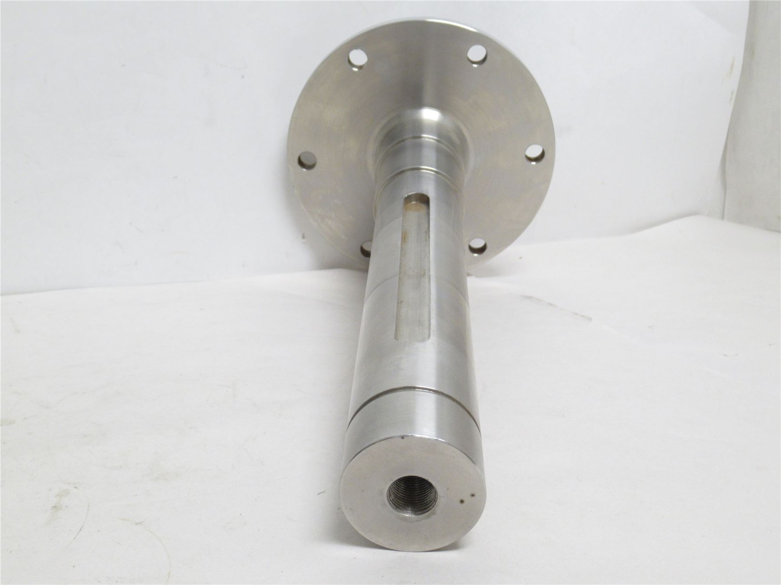 240730 New-No Box; CM Process 100003571 Flange Shaft 47771-01-1; SS; 15-1/8″