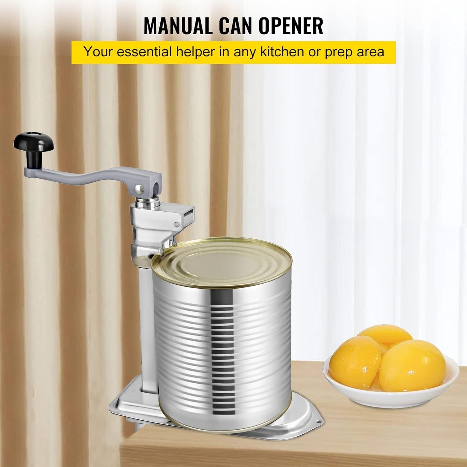 Commercial Can Opener, 23.2″/59cm Long, Stainless Steel for Up to 15.7″/40cm …
