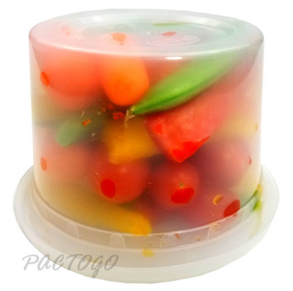 16 oz. Round Plastic Deli Food Soup Freezer Container 12 Pack – 100% BPA Free!