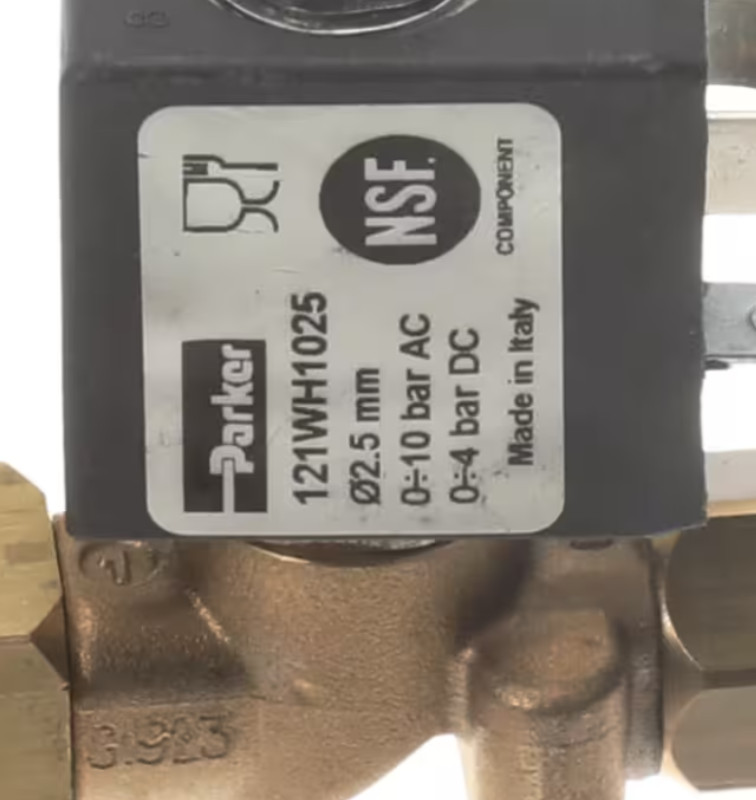Unic 121WH1025, G1923 Solenoid Valve 24V 50/60HZ, SUPER AUTOMATIC MACHINES