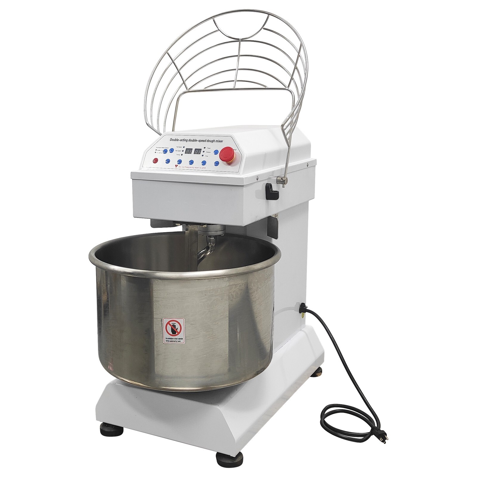 PreAsion® 40QT Commercial Spiral Dough Mixer Machine 110V Electric Flour Mixer