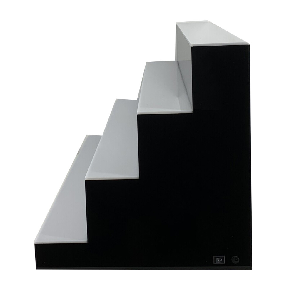 LED Lighted Liquor Bottle Display Shelf Back Bar Bottle Display Stand 31″ 39″ US