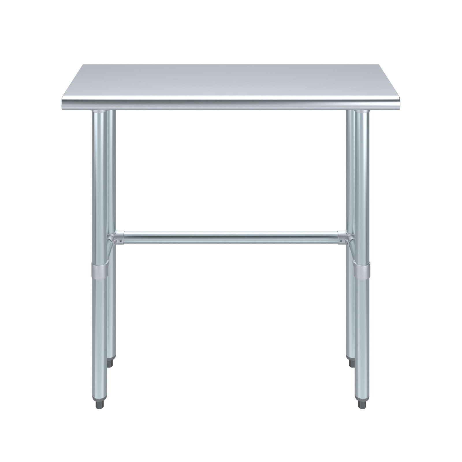 14″ X 36″ Stainless Steel Open Base Table | NSF Prep Metal Work Table