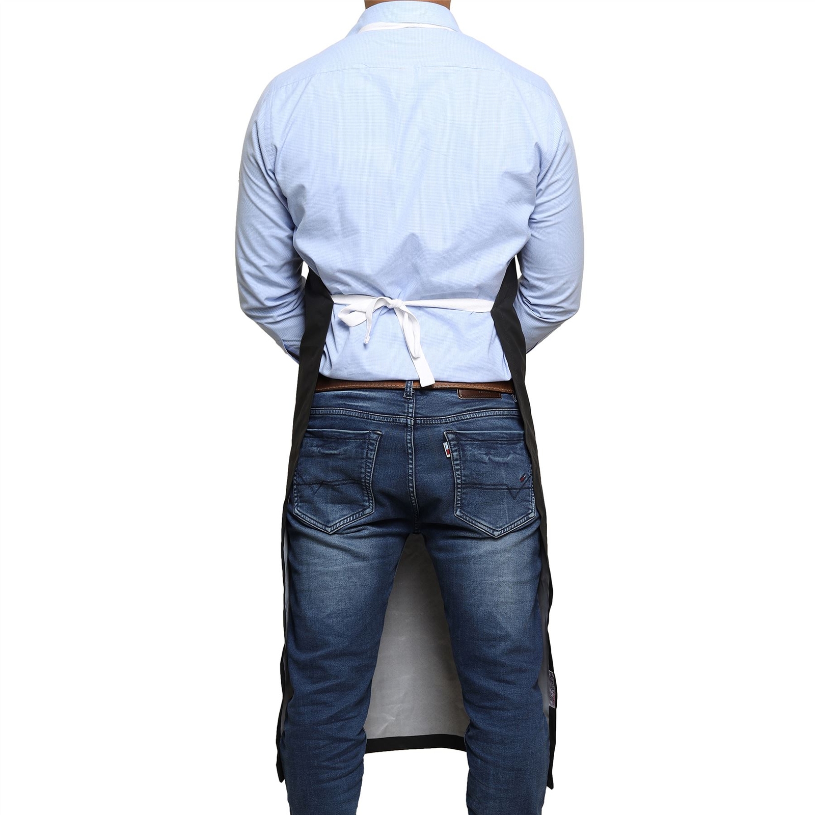 Black Rubber Bib Apron, Large (27″W x 42″L) – Eisco Labs