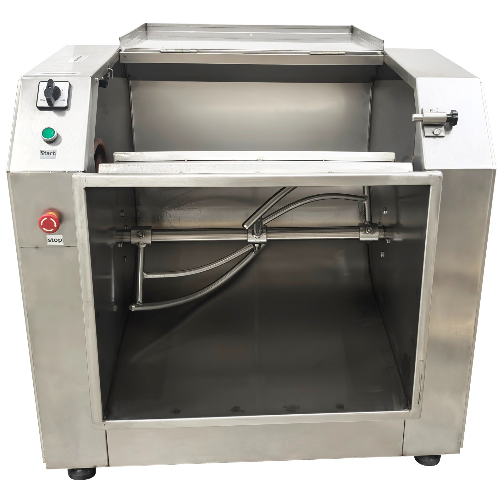 PreAsion 110LB Commercial Dough Mixer 220V Electric Dough Mixing Machine 3-phase
