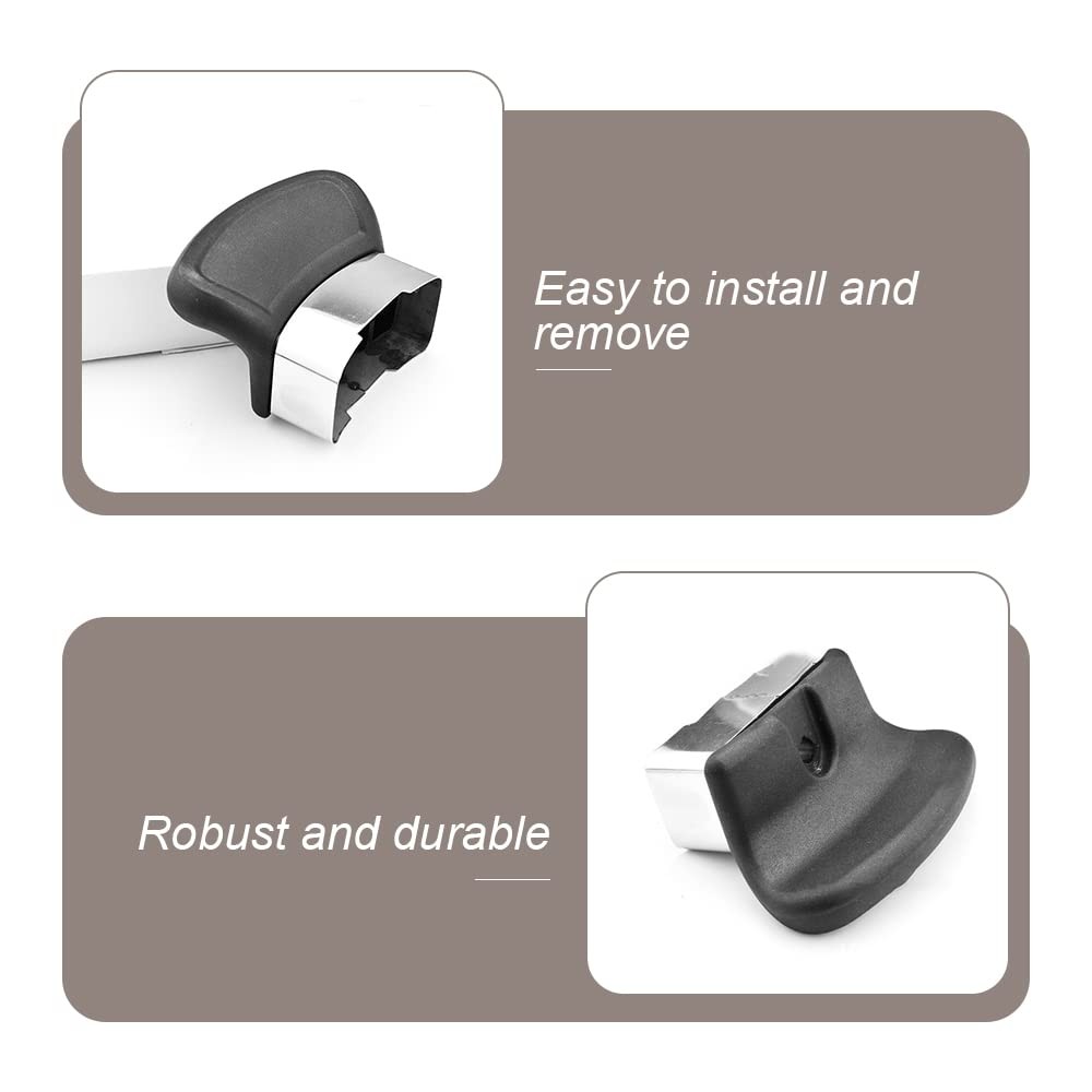 HUAZEXINX 2 Pcs Replacement Handles for Single-Hole Pots and currency, Black