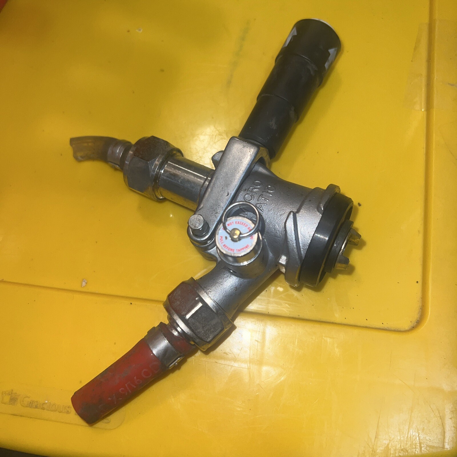 Micro Matic SK 184.03 Coupler Beer Keg Ale Tap, Bass MicroMatic Party Restaurant