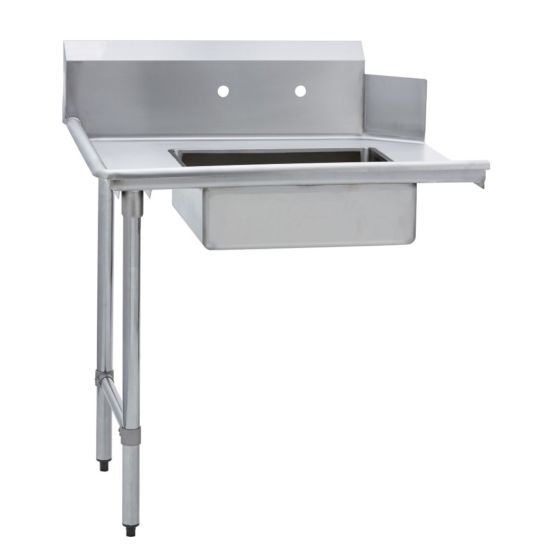Prepline PSDT-36L, 30″D x 36″L Left Side Soiled Dishtable with Pre-Rinse Bowl