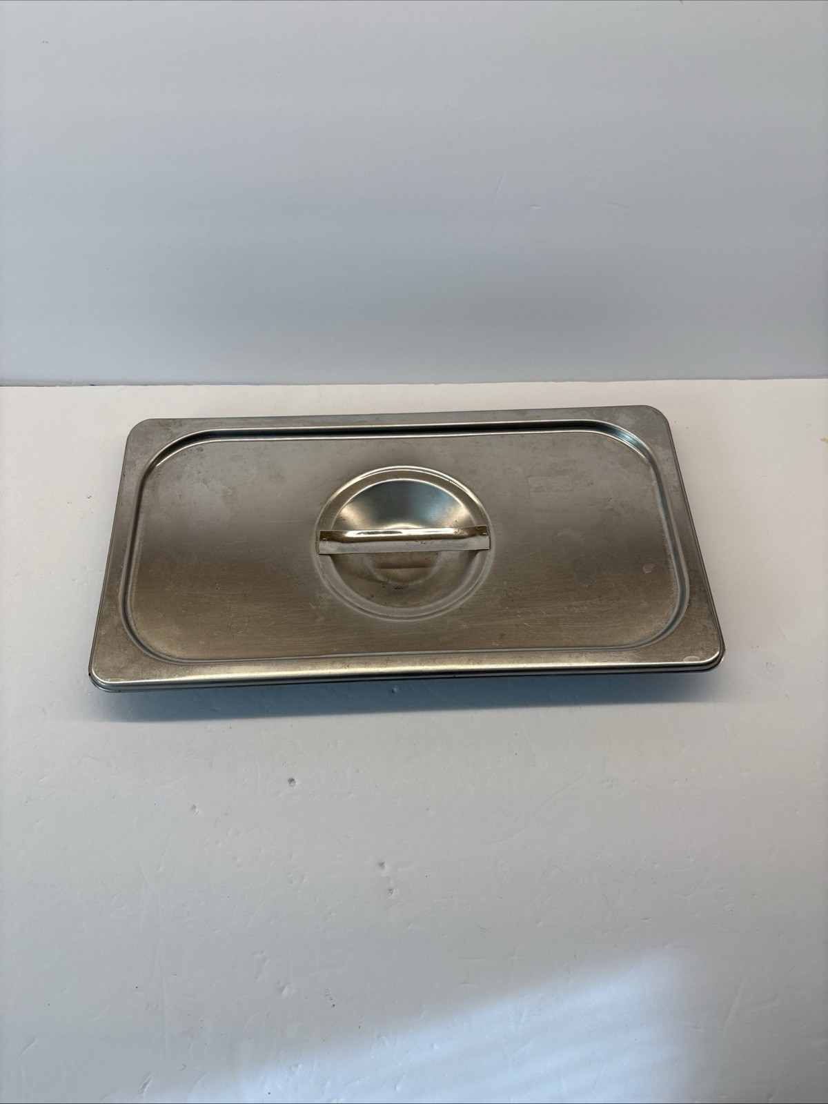 Steam Table Flat Pan Cover 22 Gauge Stainless Steel 1/3 Size