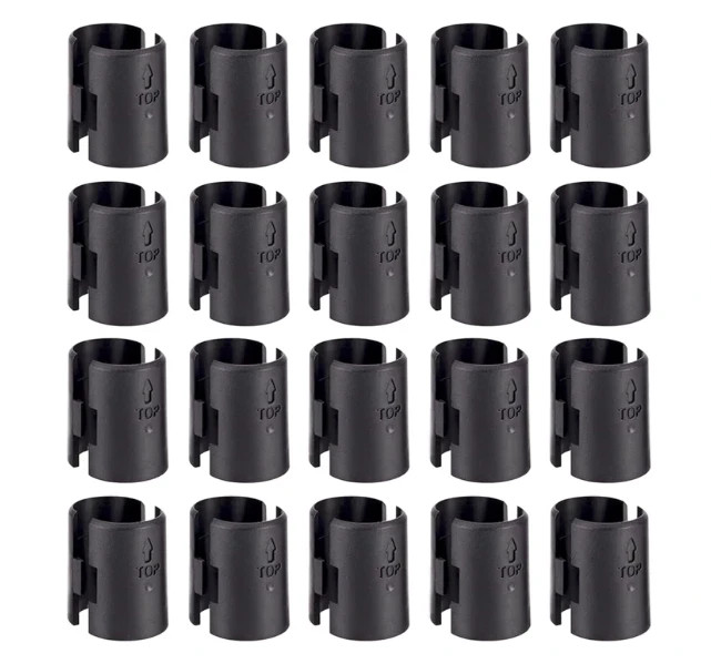 Wire Shelf Clips,40-Packs Shelving Lock Clips for 1″ Post-…