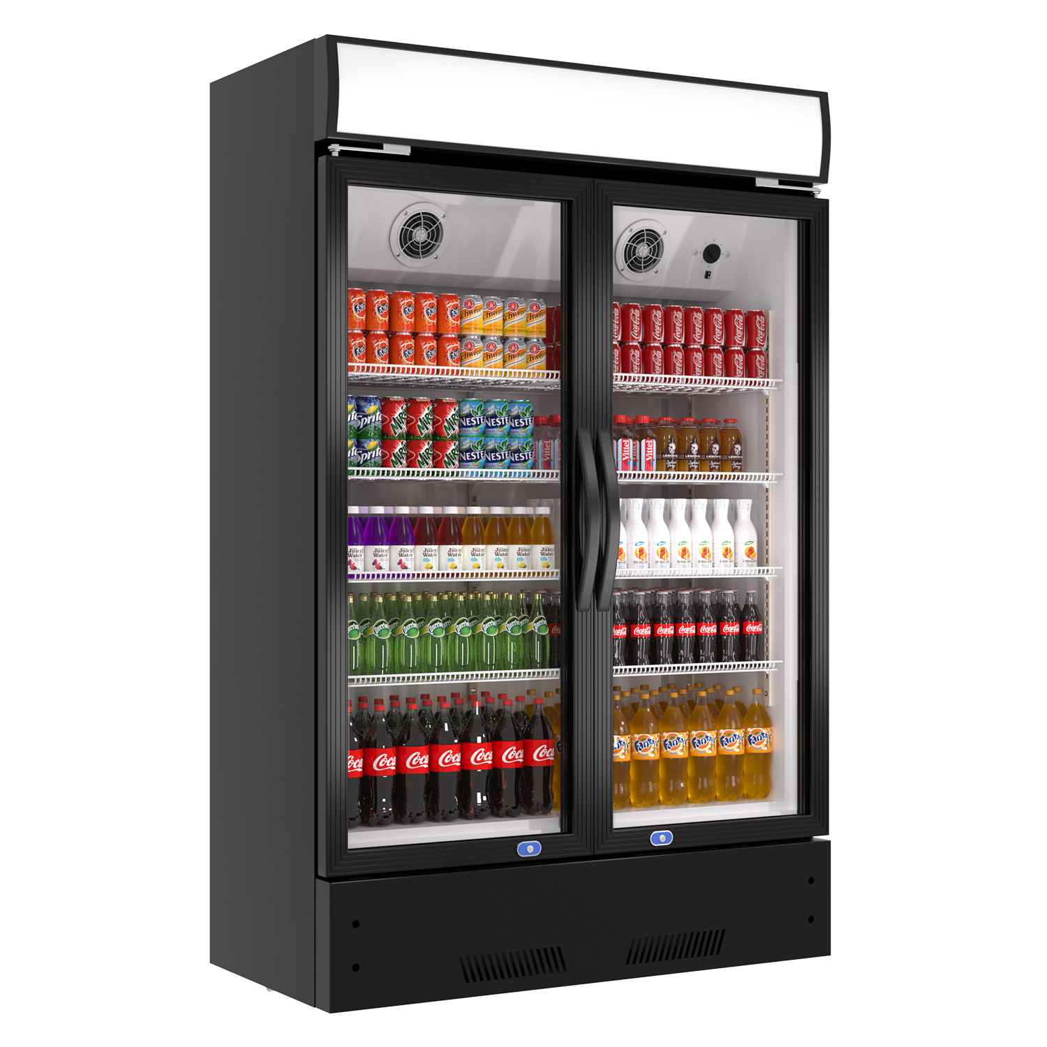 39″ Commercial Refrigerator 2 Glass Door Merchandiser Fridge Display Cooler New