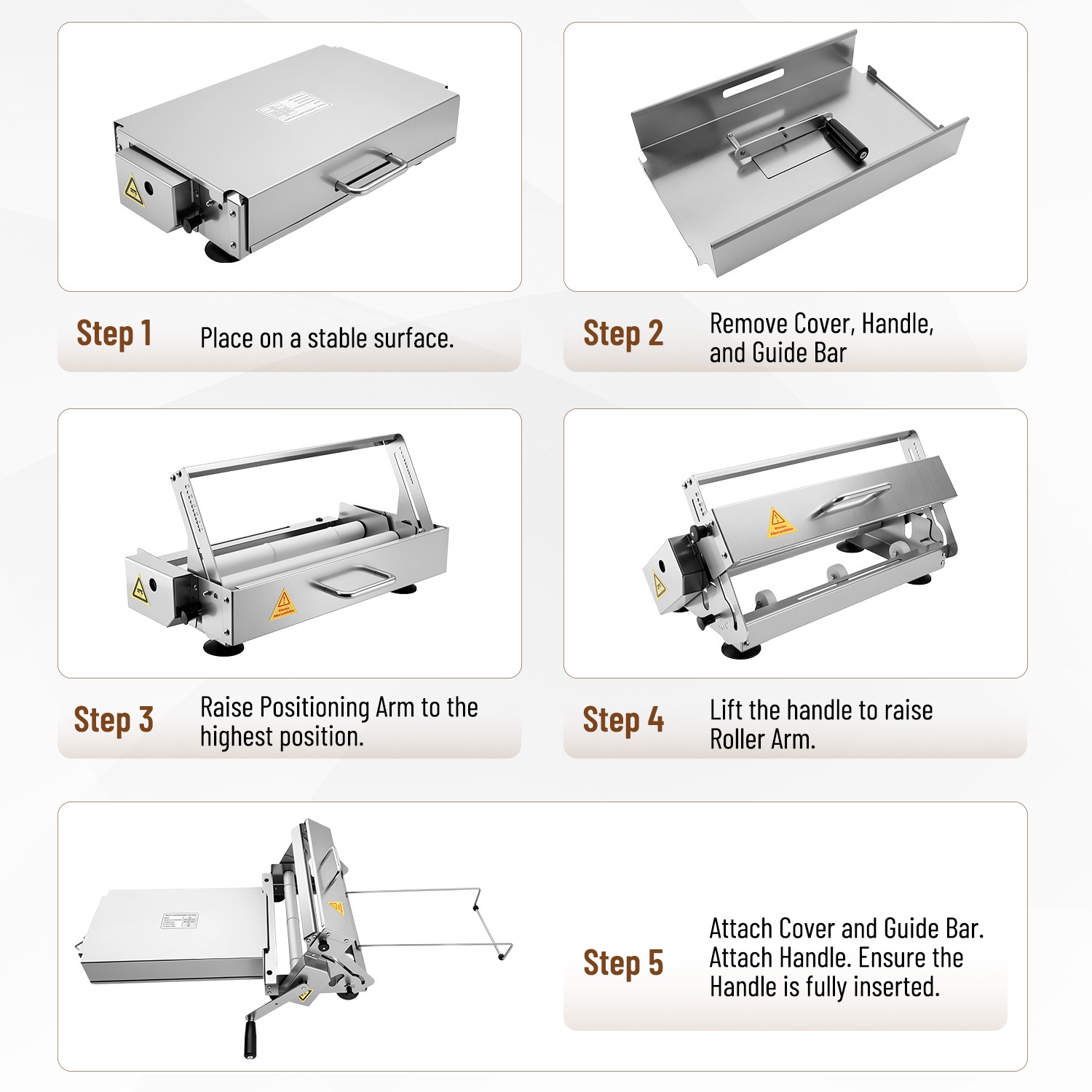 0.2-27mm Croissant Dough Press Machine Manual Pastry Dough Sheeter Dough Roller
