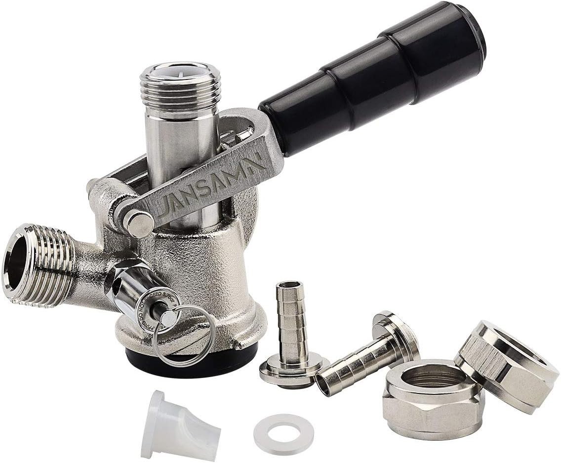 Keg Coupler Sankey D Tap with Stainless Steel Probe Keg Coupler D System Handle