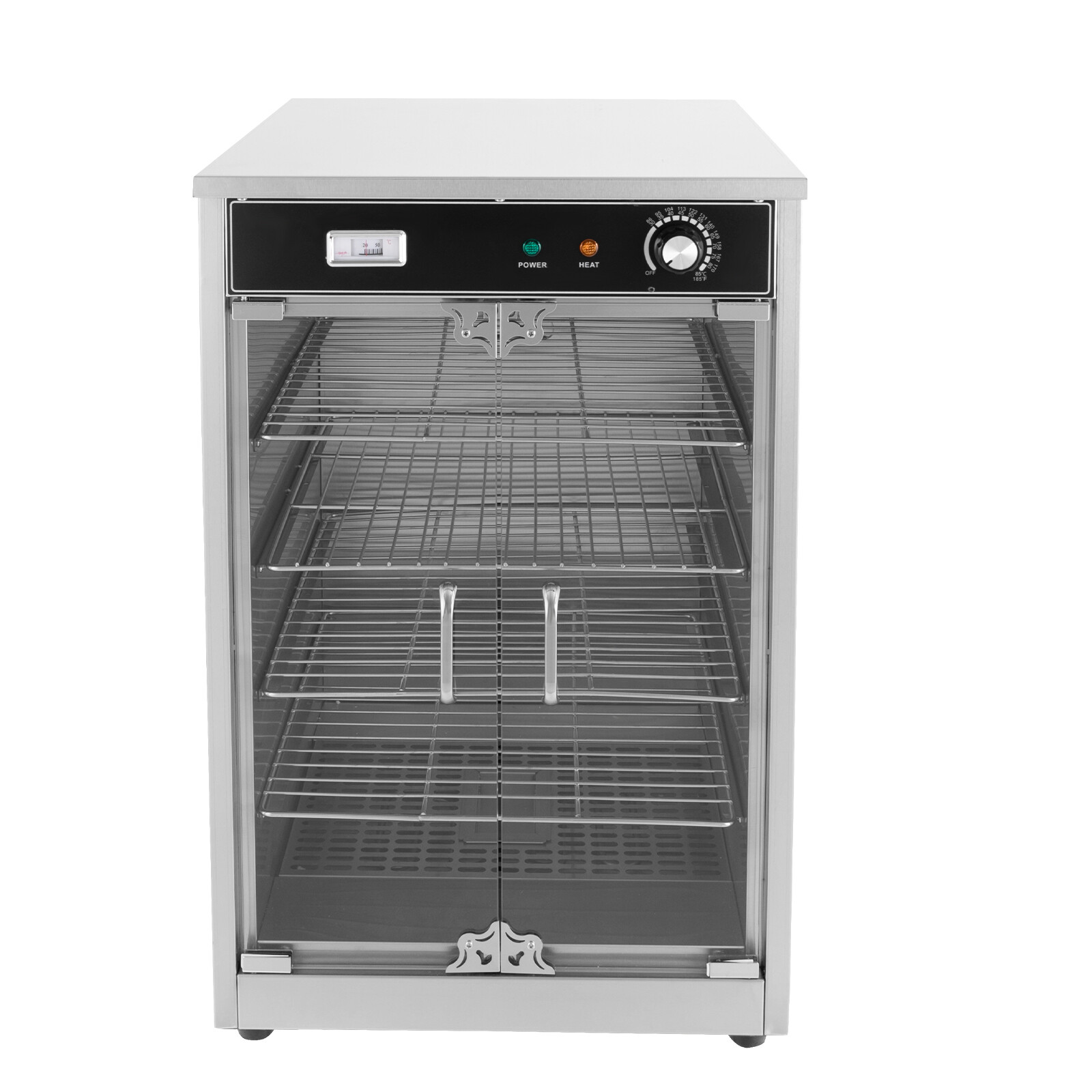 600 W Food Warmer Electric Food Warmer Countertop Heated Holding Cabinet 30-85°C