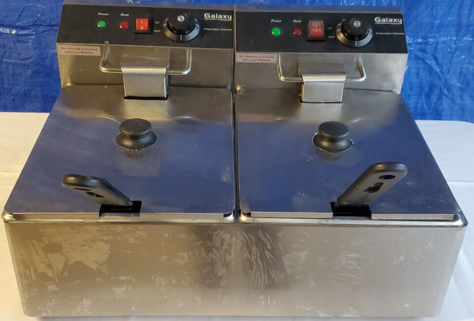 Galaxy Counter Top Dual Tank Fryer