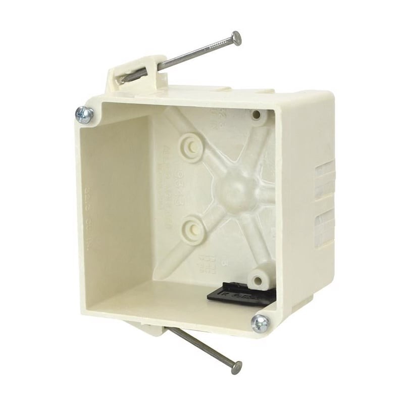 Allied Moulded 9343-NK 2 Gang Junction Box New Work PVC Electrical Box