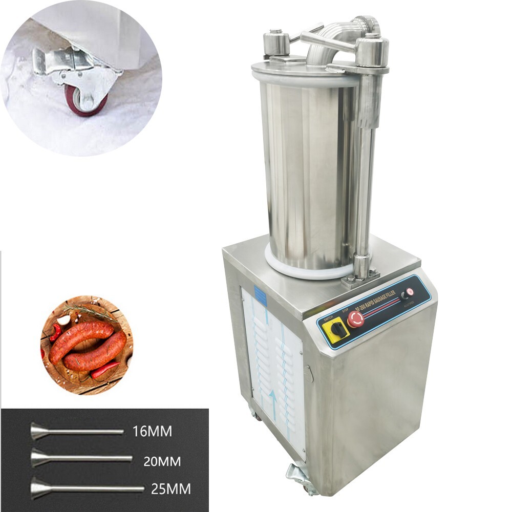 SF-260 26L Hydraulic Sausage Filling Machine Meat Filler Commercial Stainless