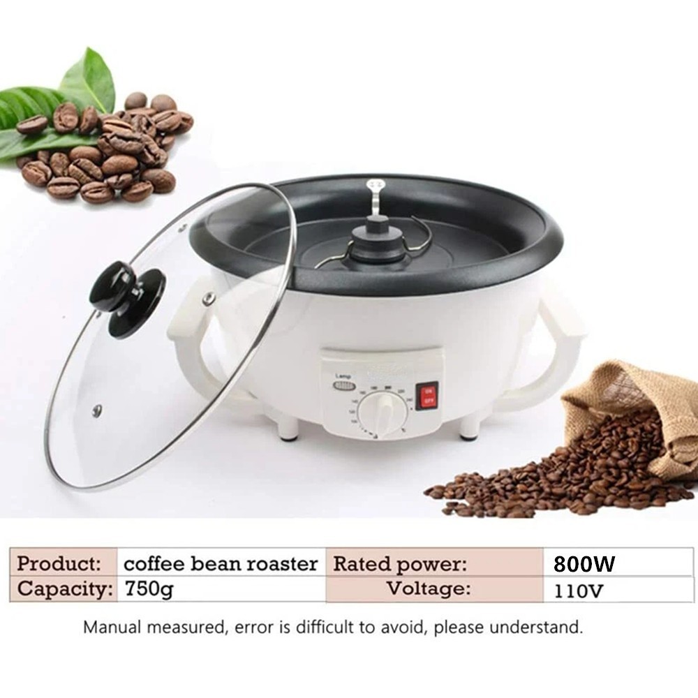 750g Electric Coffee Roaster Home Use Coffee Bean Roasting Baking Machine