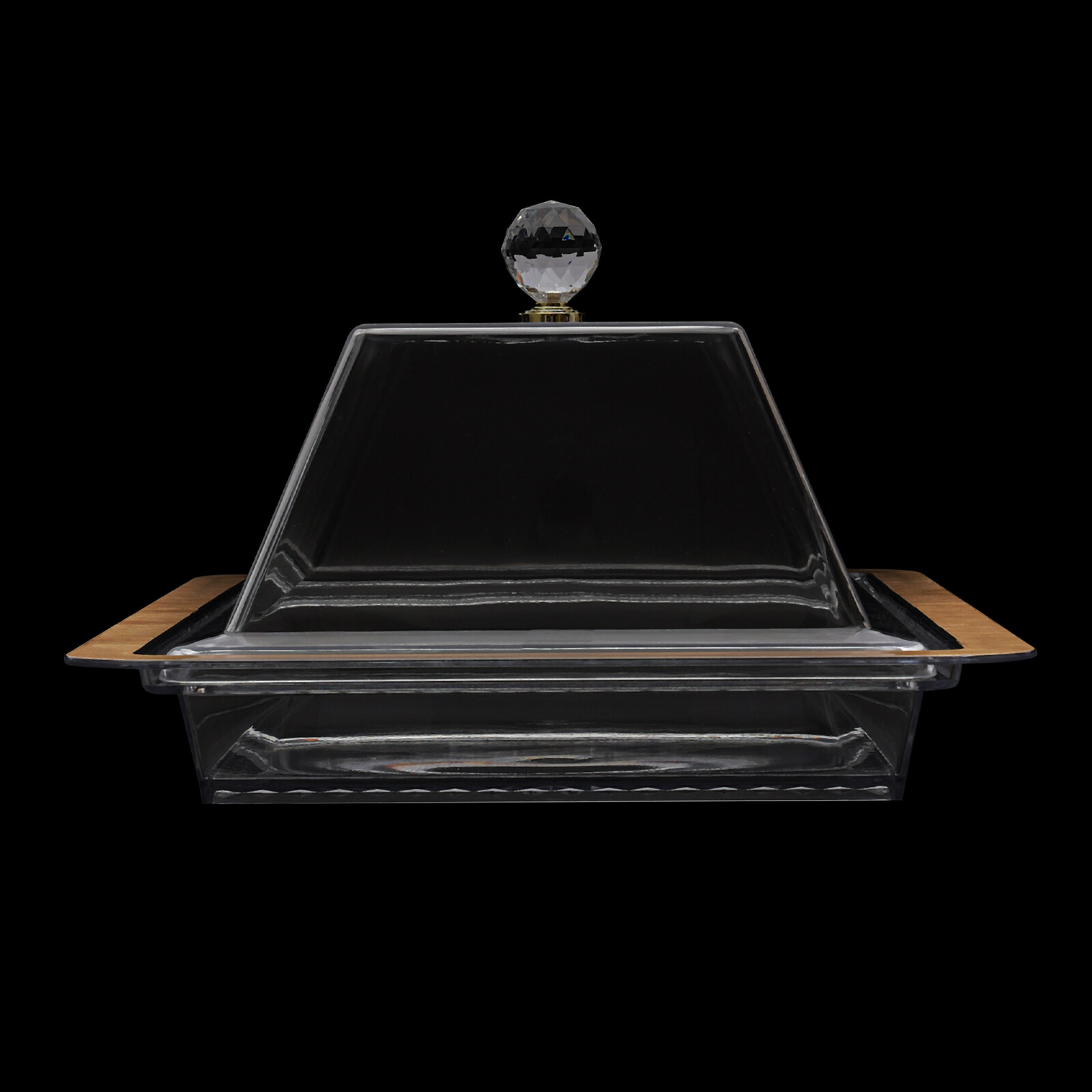 Acrylic Cake Stand Serving Tray with Lid Wedding Cake Stand with Cover Modern