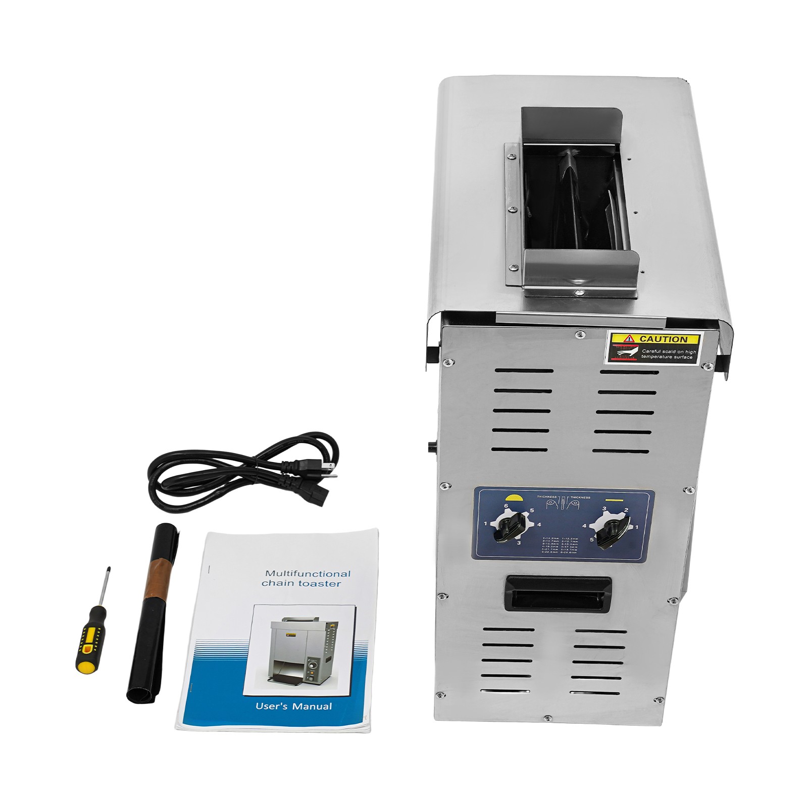 Commercial Burger Buns Toaster Electric Vertical Burger Bread Baking Machine