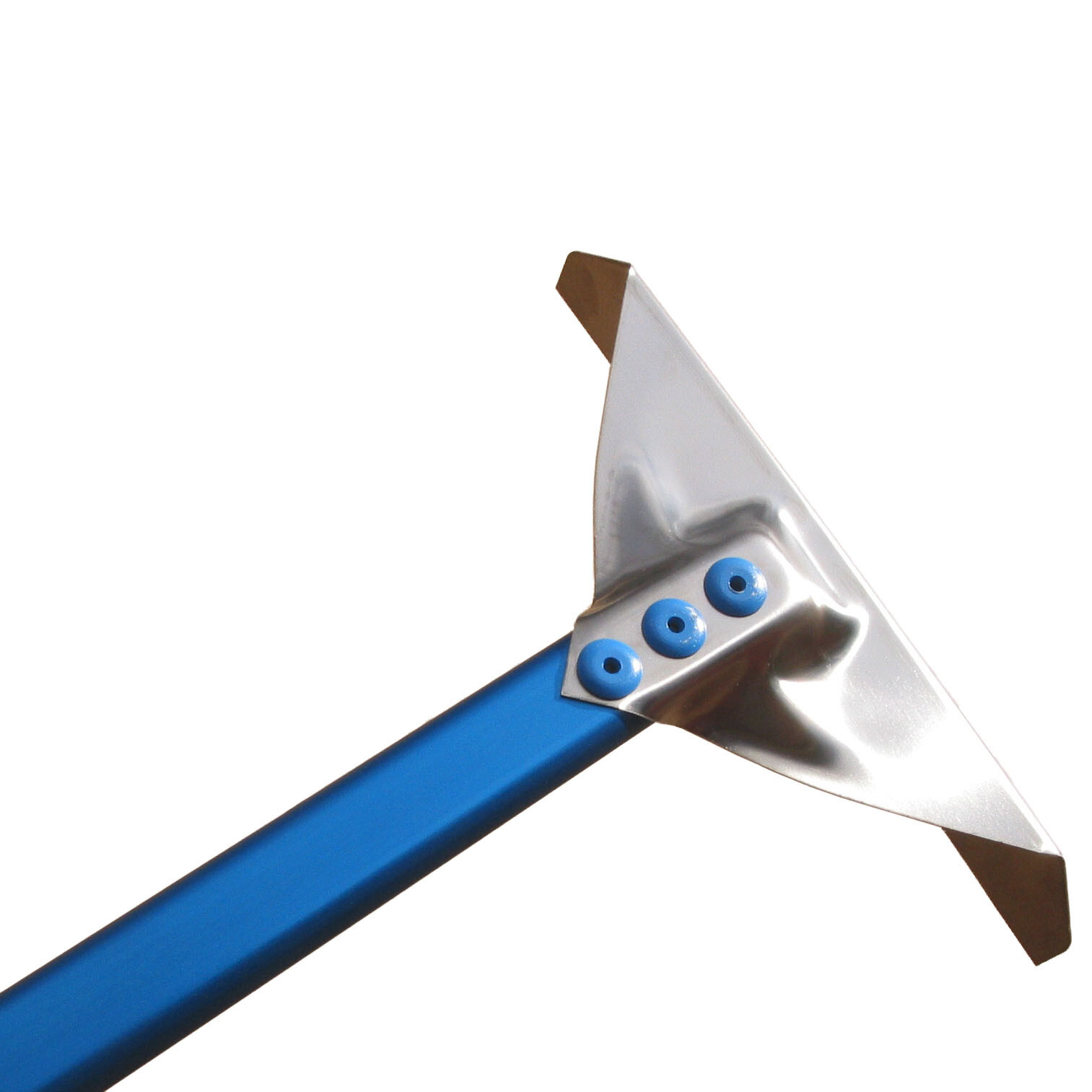 Gi.Metal Stainless Steel Ash Rake with Anodized Aluminum Handle (47 inches)